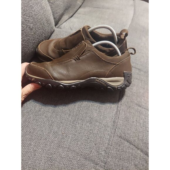 Merrell Bellot Moc Slip-On Shoes Mens Size 10 Medium Brown Dark Earth Winter - Picture 4 of 9